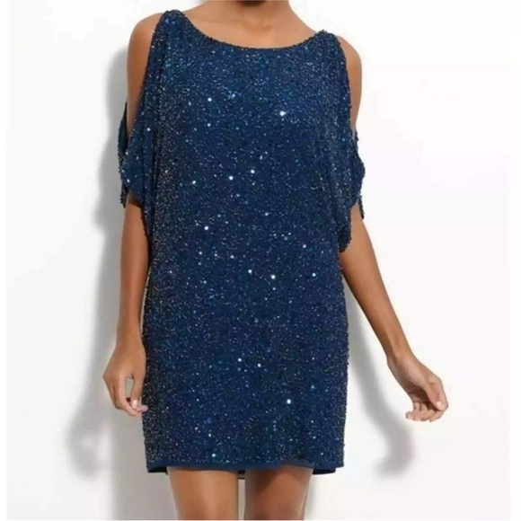 Aidan Mattox Sequin Cocktail Dress - Picture 1 of 15